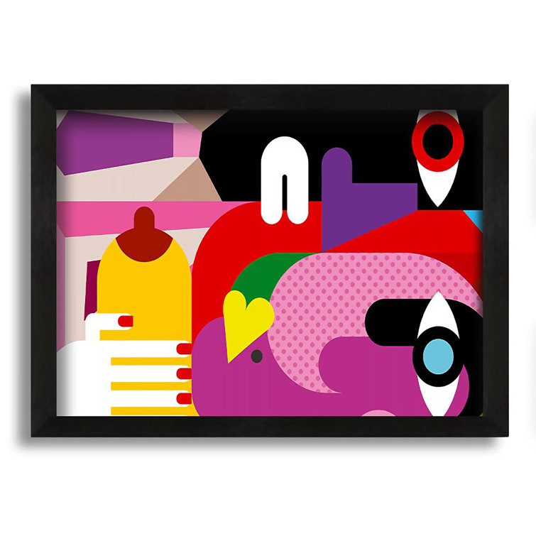 Corrigan Studio His And Hers Love Picture Frame Graphic Art on Canvas